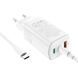 СЗУ 1USB + 2Type-C Hoco N16 65W White + Cable Type-C to Type-C 31463 фото 6