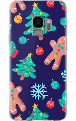 Чохол із Новорічним дизайном №117 для Samsung 28672 фото