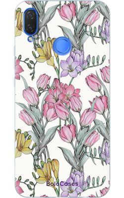 Чохол для Huawei з квітковим дизайном №142 29952 фото