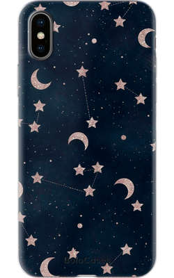 Чохол для iPhone Зірки та місяці 30273 фото