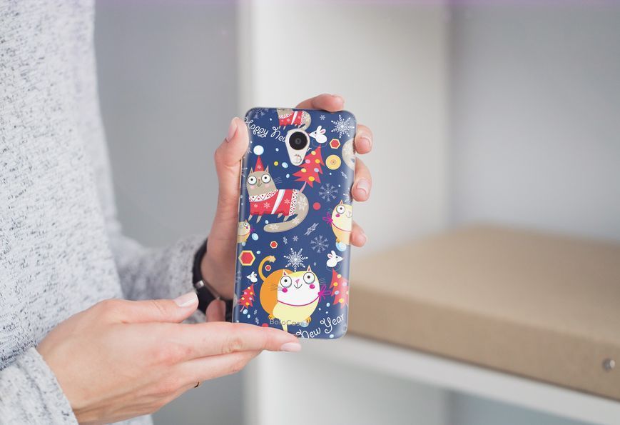 Чохол із Новорічним дизайном для Xiaomi c дизайном №155 30449 фото