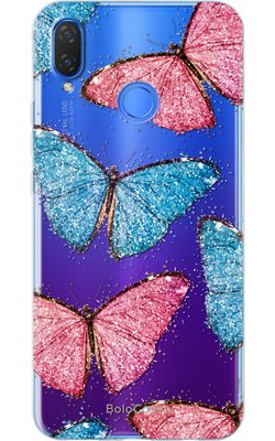 Чехол для Huawei с дизайном волшебные бабочки 30778 фото