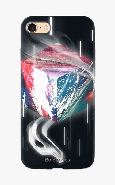 Чохол для iPhone Кольоровий абстрактний куб 26433 фото