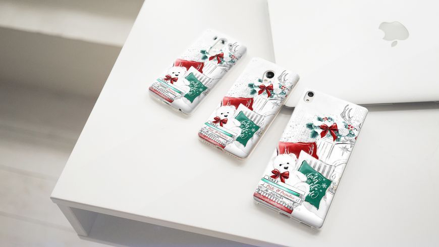 Чохол із Новорічним дизайном №73 для Samsung 28256 фото