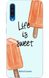 Чохол для Samsung з дизайном LIFE IS SWEET 30861 фото 1