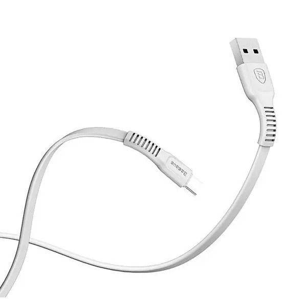 USB Cable Baseus Tough Series MicroUSB (CAMZY-B01) White 1m 31343 фото