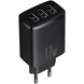 Мережевий зарядний пристрій Baseus Compact Charger 3USB 17W (CCXJ020101) Black 31496 фото 1