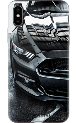 Чехол для iPhone Черный автомобиль 31005 фото