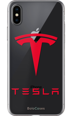 Чехол для iPhone Эмблема Tesla 31006 фото