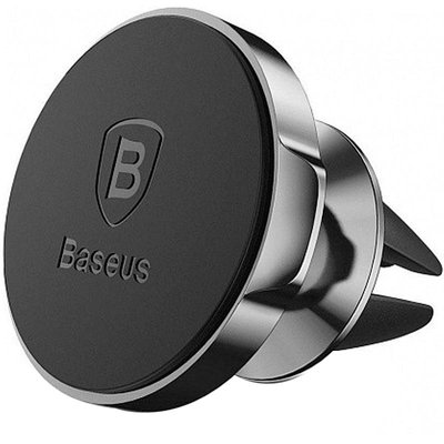 Холдер Baseus Small Ears Series Magnetic Suction Bracket (Air outlet type) (SUER-A01) Black 31554 фото