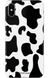 Чохол для iPhone Бурьонка чорно-біла 29724 фото 1