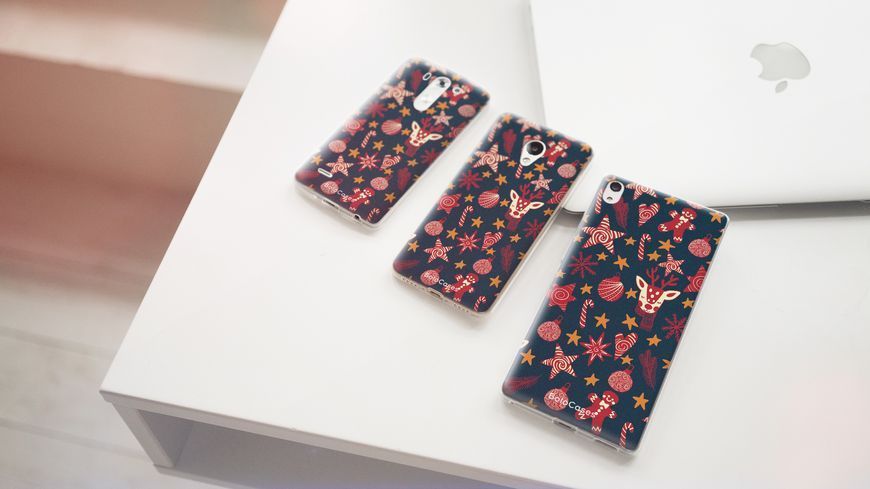 Чехол с Новогодним дизайном №144 для Huawei 28741 фото