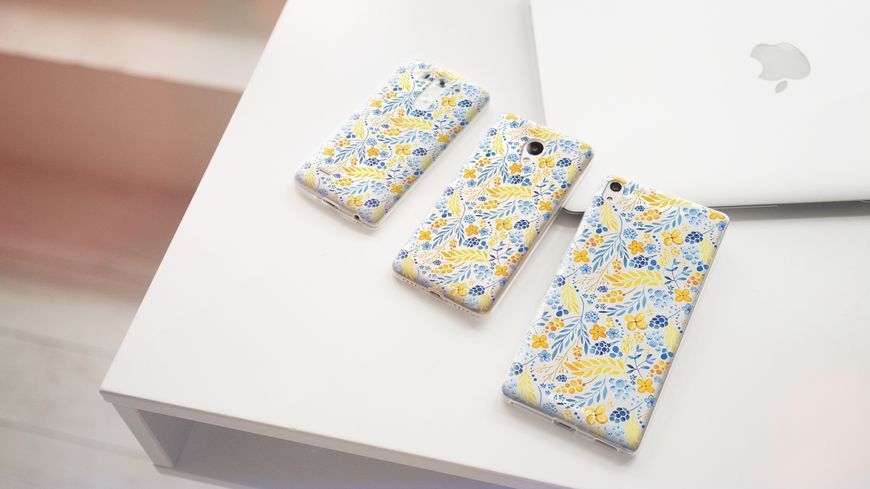 Чохол для Samsung Патріотичні квіти в рідних кольорах 22019 фото