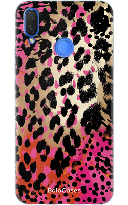 Чехол для Huawei Розовый леопард 32091 фото