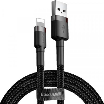 USB Cable Baseus Cafule Lightning (CALKLF-CG1) Black 2m 31230 фото