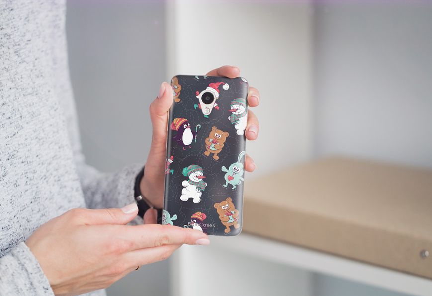 Чехол с новогодним дизайном №158 для Meizu 30441 фото