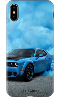 Чехол для iPhone Синий автомобиль 31008 фото