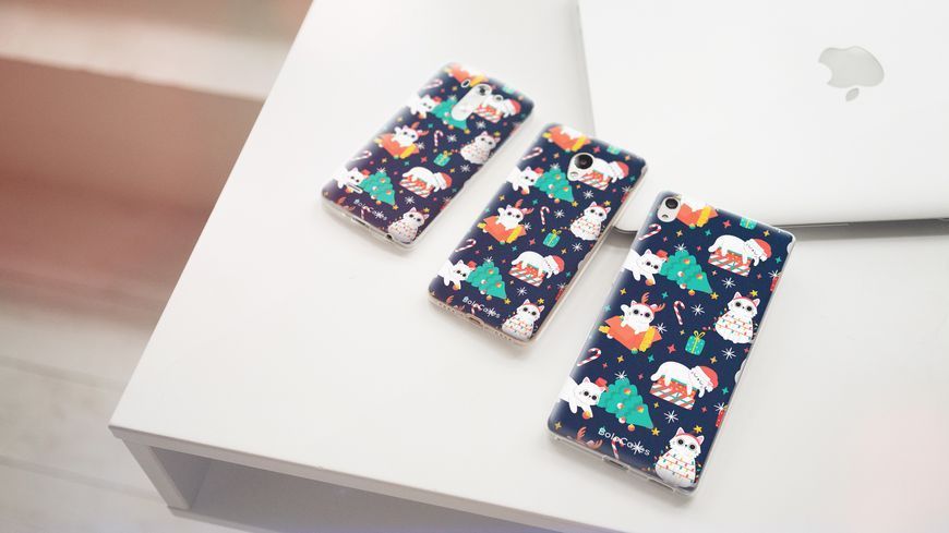 Чехол с новогодним дизайном №159 для Meizu 30442 фото