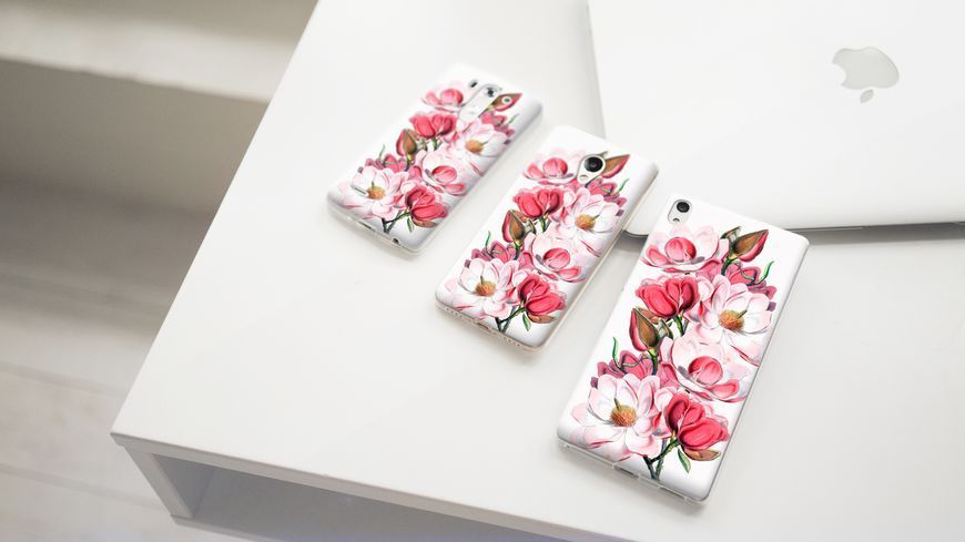Чехол для Huawei с цветочным дизайном №85 22418 фото