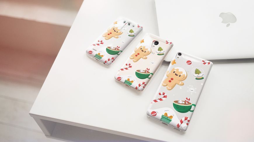 Чехол с Новогодним дизайном №186 для Samsung 32235 фото