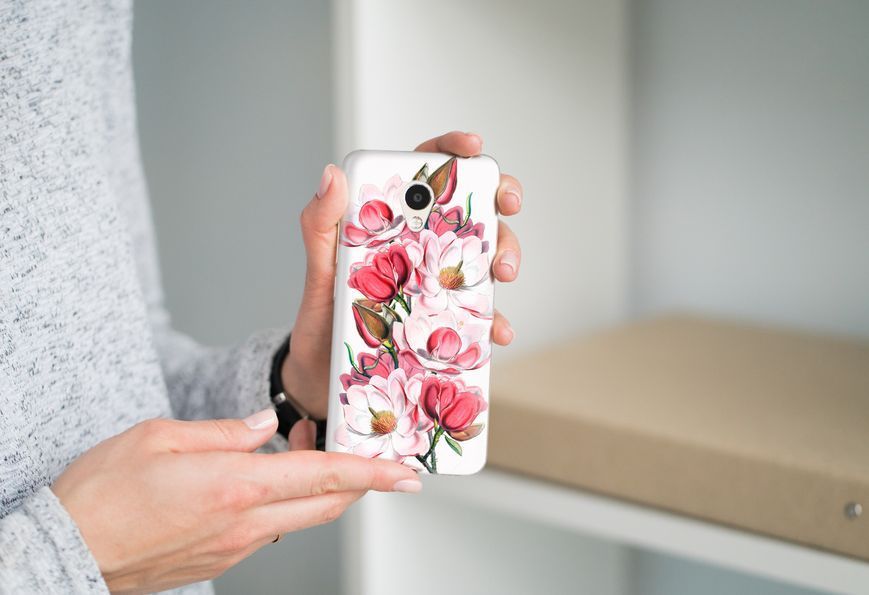 Чехол для Huawei с цветочным дизайном №85 22418 фото