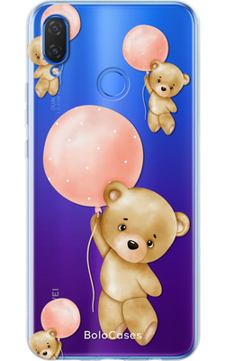 Чохол для Huawei Ведмедики з кульками 32094 фото