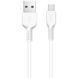 USB Cable Hoco X20 Flash Charged MicroUSB White 1m 31335 фото 2