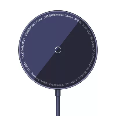 Беспроводное ЗУ Baseus Simple Mini3 Magnetic Wireless Charger 15W Purple 46092 фото