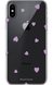 Чохол для iPhone Багато лавандових сердечок 30821 фото 1
