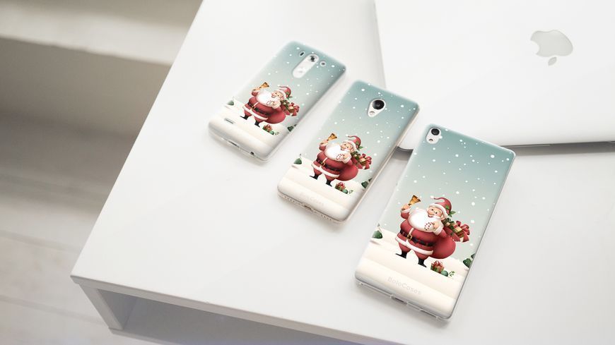 Чохол із новорічним дизайном №63 для Meizu 28410 фото