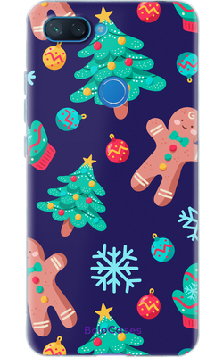 Чехол с Новогодним дизайном для Xiaomi c дизайном №117 28754 фото