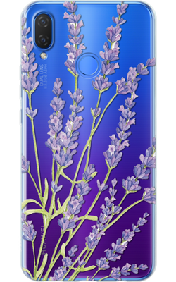Чехол для Huawei с цветочным дизайном Лаванда №138 29698 фото