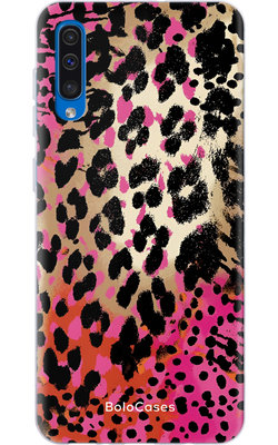 Чохол для Samsung Рожевий леопард 32085 фото