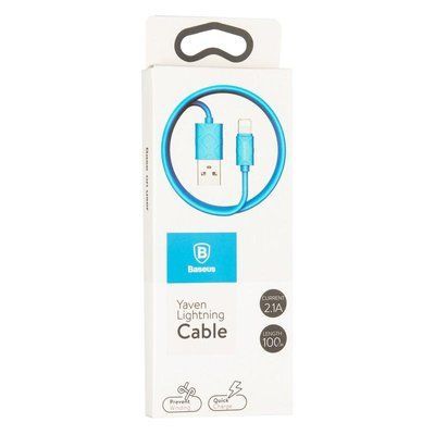 USB Cable Baseus Yaven Lightning (CALUN-03) Blue 1m 31235 фото