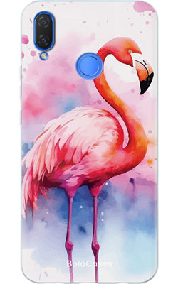 Чехол для Huawei Акварельный фламинго 32098 фото