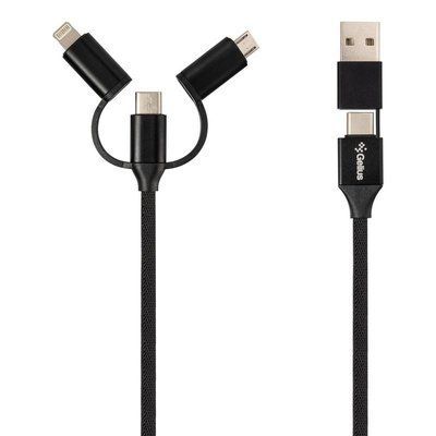 USB Cable Gelius Pro Unimog GP-UC510 5in1 Black 31380 фото