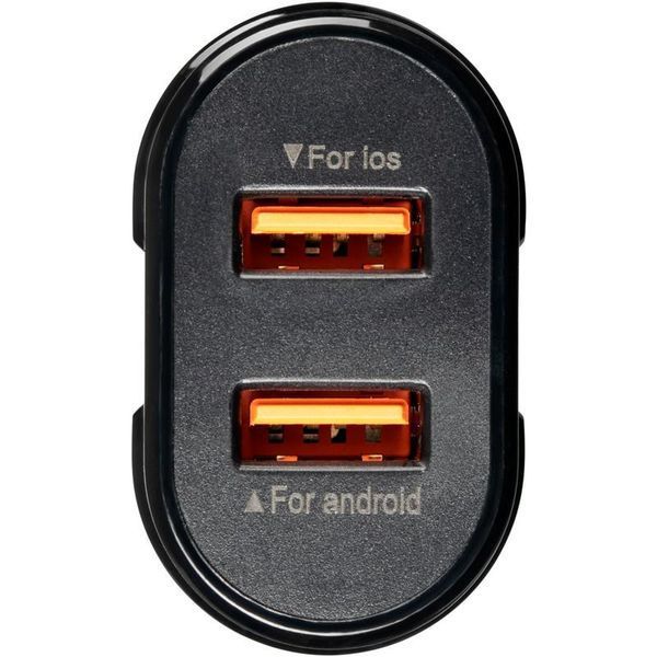 Мережевий зарядний пристрій Gelius Pro Avangard GP-HC06 2USB 2.4A + кабель Type-C Black 31517 фото