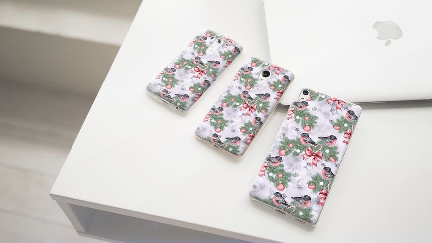 Чехол с Новогодним дизайном №47 для Huawei 28559 фото