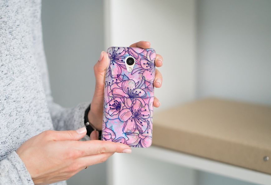 Чехол для Huawei с цветочным дизайном №99 22432 фото