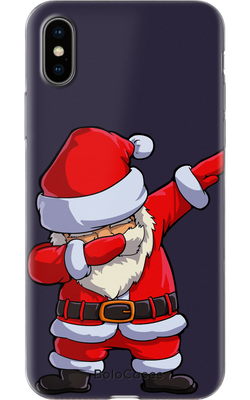 Чохол для iPhone Санта на темному фоні 32153 фото