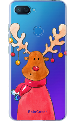 Чехол с Новогодним дизайном для Xiaomi c дизайном №121 28758 фото