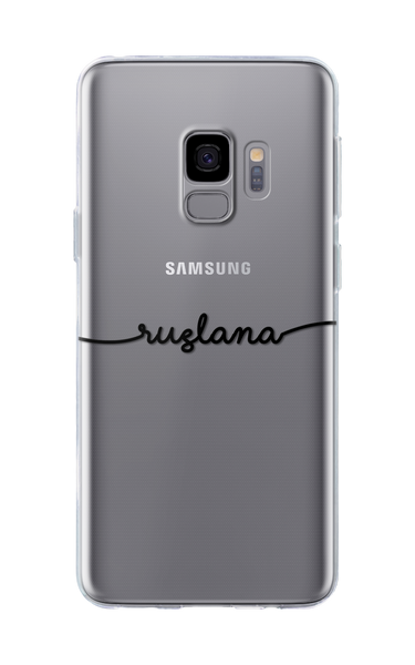 Чохол для Samsung з іменним дизайном №13 (НАПИС БУДЬ-ЯКИЙ) 26970 фото
