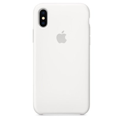 Чехол-накладка Apple Silicone Case iPhone White 27589 фото