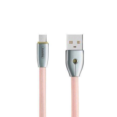 USB Cable Remax (OR) Knight RC-043 microUSB Pink 1m 31329 фото