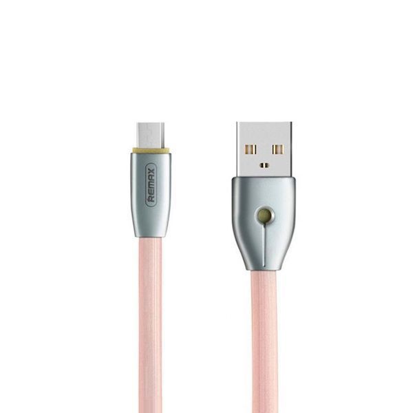 USB Cable Remax (OR) Knight RC-043m microUSB Pink 1m 31329 фото