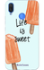 Чехол для Huawei C ДИЗАЙНОМ LIFE IS SWEET 30969 фото 1