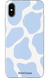 Чохол для iPhone Бурьонка блакитно-біла 32069 фото 1