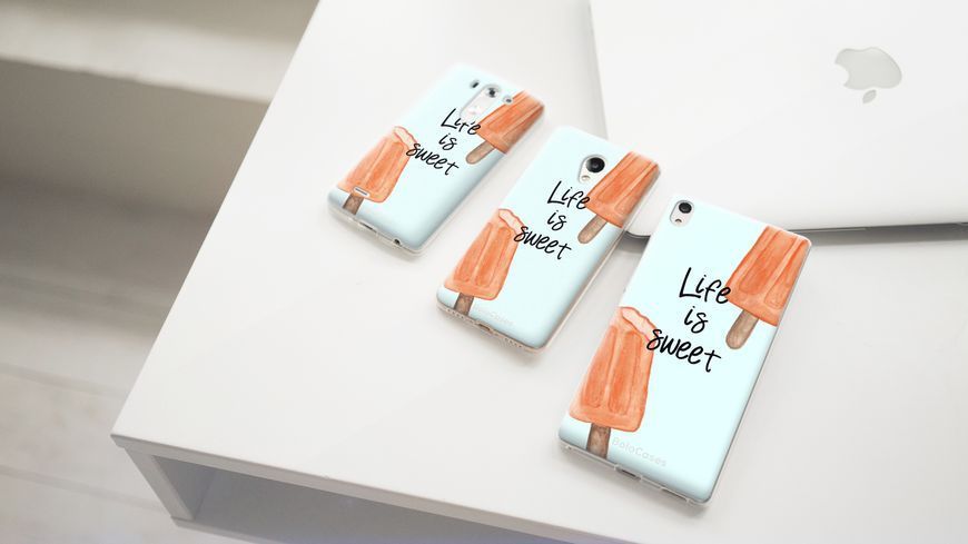Чехол для Huawei C ДИЗАЙНОМ LIFE IS SWEET 30969 фото