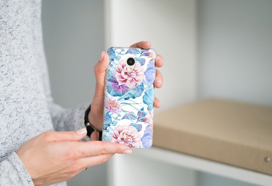 Чехол для Huawei с цветочным дизайном №50 22382 фото