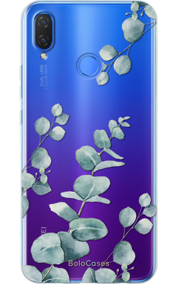 Чохол для Huawei з аквареллю листя. 30929 фото